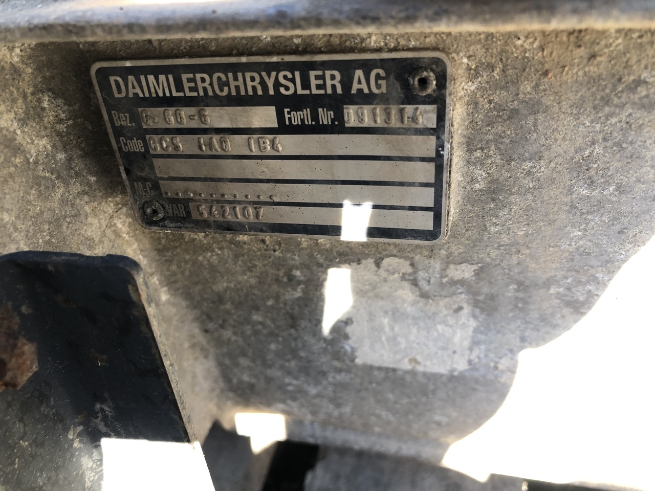 MERCEDES ATEGO G60-6 AND G56-6  - Caja de cambios para Camión: foto 5 MERCEDES ATEGO G60-6 AND G56-6  - Caja de cambios para Camión: foto 5