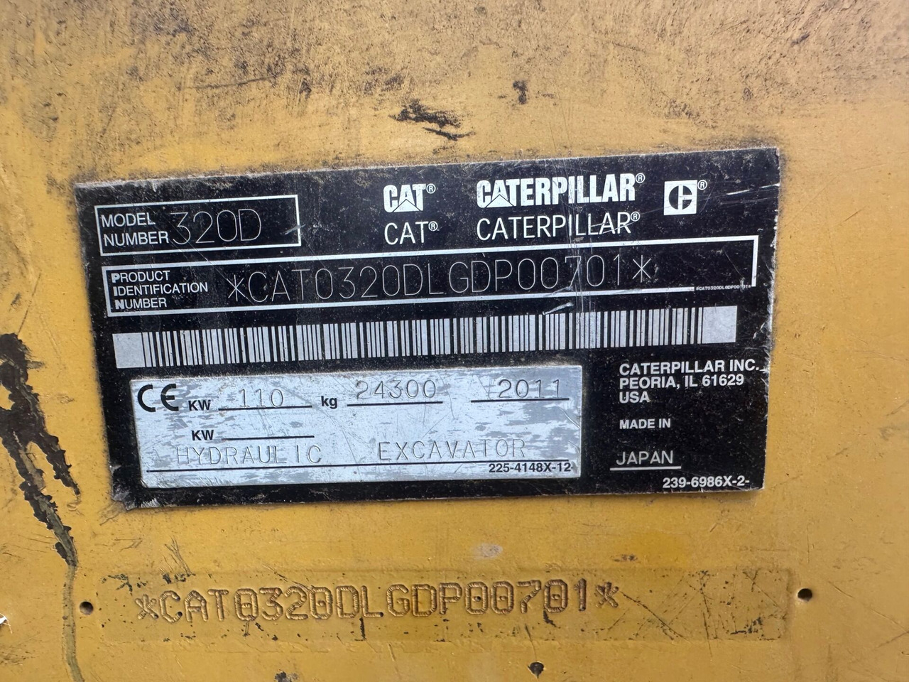 Excavadora de cadenas Caterpillar 320D: foto 14 Excavadora de cadenas Caterpillar 320D: foto 14