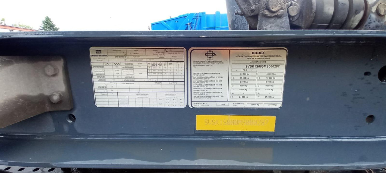 Naczepa wywrotka BODEX - Semirremolque volquete: foto 5 Naczepa wywrotka BODEX - Semirremolque volquete: foto 5