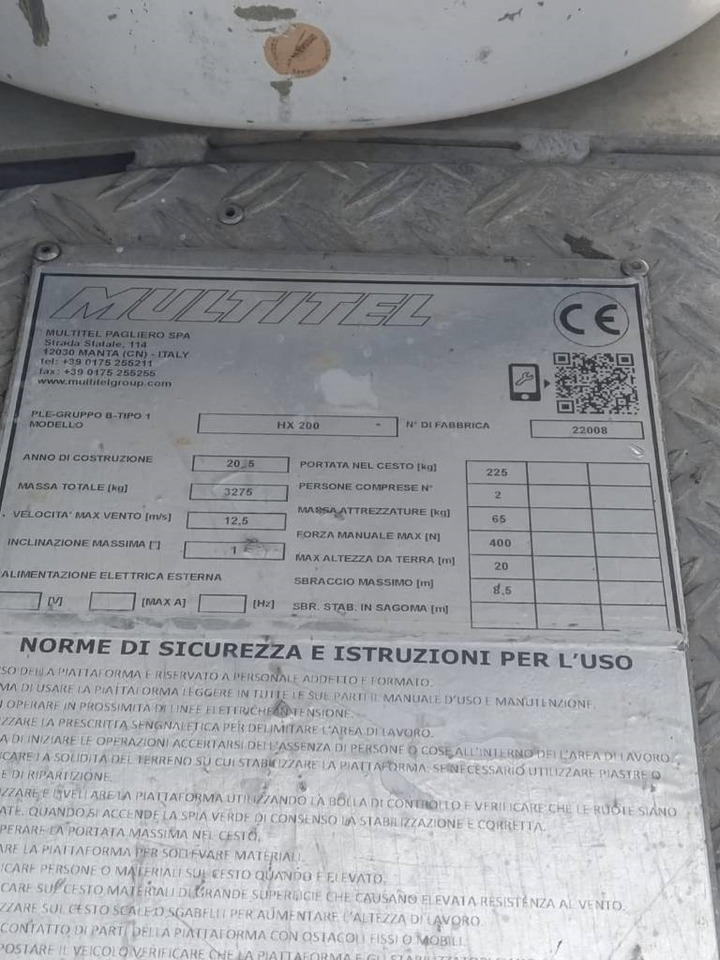 Multitel HX200 - Camión con plataforma elevadora: foto 3 Multitel HX200 - Camión con plataforma elevadora: foto 3