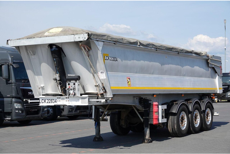 Benalu WYWROTKA 27 m3 / ALUMINIOWA / HYDRAULICZNA KLAPA / 2 OSIE PODNOS - Semirremolque volquete: foto 1 Benalu WYWROTKA 27 m3 / ALUMINIOWA / HYDRAULICZNA KLAPA / 2 OSIE PODNOS - Semirremolque volquete: foto 1