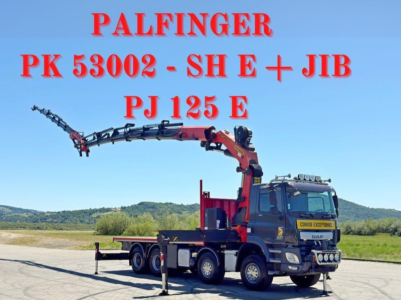 DAF CF 410 * PK 53002 - SH E/JIB PJ 125 E + FUNK*8x4 - Camión caja abierta, Camión grúa: foto 1 DAF CF 410 * PK 53002 - SH E/JIB PJ 125 E + FUNK*8x4 - Camión caja abierta, Camión grúa: foto 1