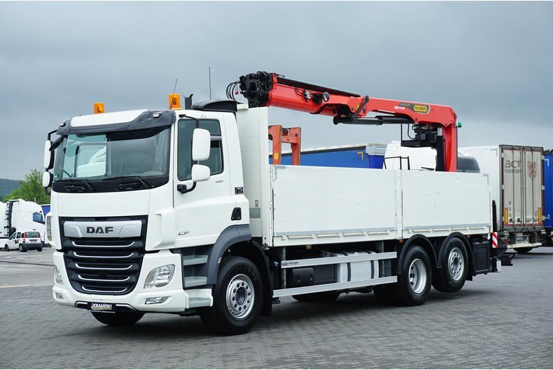 DAF CF / 480 / 6 X 2 / SKRZYNIOWY + HDS / PALFINGER PK 22 001L / OŚ - Camión caja abierta, Camión grúa: foto 2 DAF CF / 480 / 6 X 2 / SKRZYNIOWY + HDS / PALFINGER PK 22 001L / OŚ - Camión caja abierta, Camión grúa: foto 2