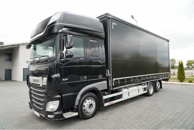 DAF XF 480 / SOLÓWKA / 6X2 / MEGA / OŚ PODNOSZONA / I-PARK COOL / 20 - Camión lona: foto 4 DAF XF 480 / SOLÓWKA / 6X2 / MEGA / OŚ PODNOSZONA / I-PARK COOL / 20 - Camión lona: foto 4