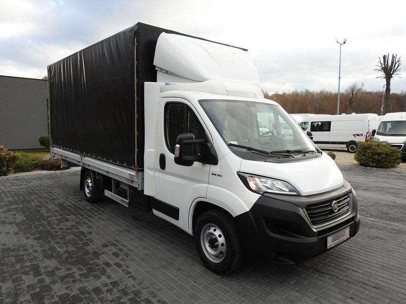 Fiat DUCATO PLANDEKA 10 PALET KLIMATYZACJA PNEUMATYKA  160KM [ T63576 - Furgoneta con lona: foto 4 Fiat DUCATO PLANDEKA 10 PALET KLIMATYZACJA PNEUMATYKA  160KM [ T63576 - Furgoneta con lona: foto 4