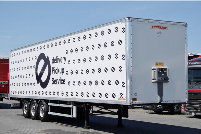 Fruehauf KONTENER / KOFFER / ROLETA / PODŁOGA BARDZO MOCNA : SZYNA-DESKA - Semirremolque caja cerrada: foto 1 Fruehauf KONTENER / KOFFER / ROLETA / PODŁOGA BARDZO MOCNA : SZYNA-DESKA - Semirremolque caja cerrada: foto 1