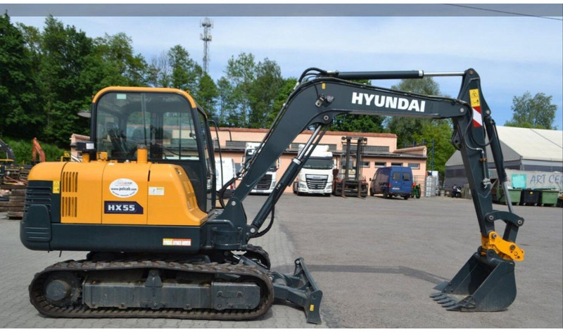 Hyundai HX55 Mini lánctalpas forgókotró - Miniexcavadora: foto 4 Hyundai HX55 Mini lánctalpas forgókotró - Miniexcavadora: foto 4