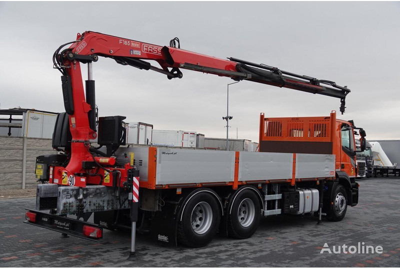 Iveco 420 Flatbed + crane FASSI 185 6x2 - Camión caja abierta, Camión grúa: foto 5 Iveco 420 Flatbed + crane FASSI 185 6x2 - Camión caja abierta, Camión grúa: foto 5