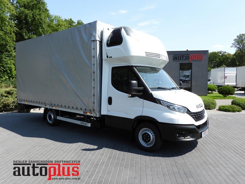 Iveco DAILY 35S18 PLANDEKA 10 PALET WEBASTO TEMPOMAT LEDY PNEUMATYKA K - Furgoneta con lona: foto 1 Iveco DAILY 35S18 PLANDEKA 10 PALET WEBASTO TEMPOMAT LEDY PNEUMATYKA K - Furgoneta con lona: foto 1