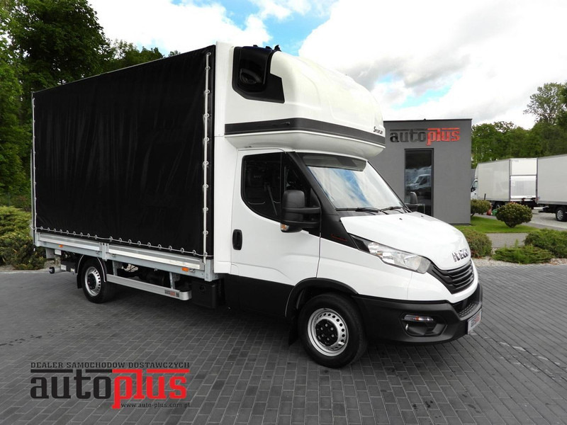 Iveco DAILY 35S18 PLANDEKA WINDA 8 PALET WEBASTO TEMPOMAT KLIMATYZACJA - Furgoneta con lona: foto 1 Iveco DAILY 35S18 PLANDEKA WINDA 8 PALET WEBASTO TEMPOMAT KLIMATYZACJA - Furgoneta con lona: foto 1