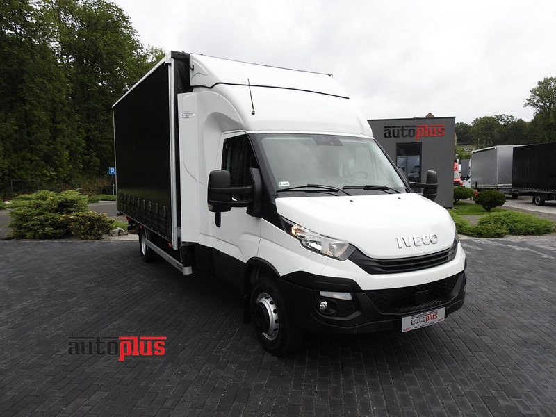 Iveco DAILY 70C18 PLANDEKA WINDA 12 PALET WEBASTO TEMPOMAT BLIŹNIACZE - Camión caja cerrada: foto 1 Iveco DAILY 70C18 PLANDEKA WINDA 12 PALET WEBASTO TEMPOMAT BLIŹNIACZE - Camión caja cerrada: foto 1