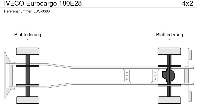 Camión caja abierta, Camión grúa Iveco Eurocargo 180E28: foto 15