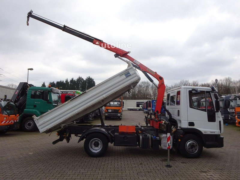 Iveco ML75E18K - 3 way tipper+crane - Camión volquete, Camión grúa: foto 4 Iveco ML75E18K - 3 way tipper+crane - Camión volquete, Camión grúa: foto 4