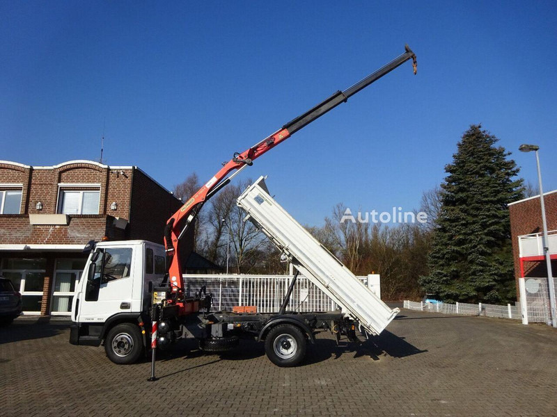 Iveco ML75E18K - 3 way tipper+crane - Camión volquete, Camión grúa: foto 2 Iveco ML75E18K - 3 way tipper+crane - Camión volquete, Camión grúa: foto 2