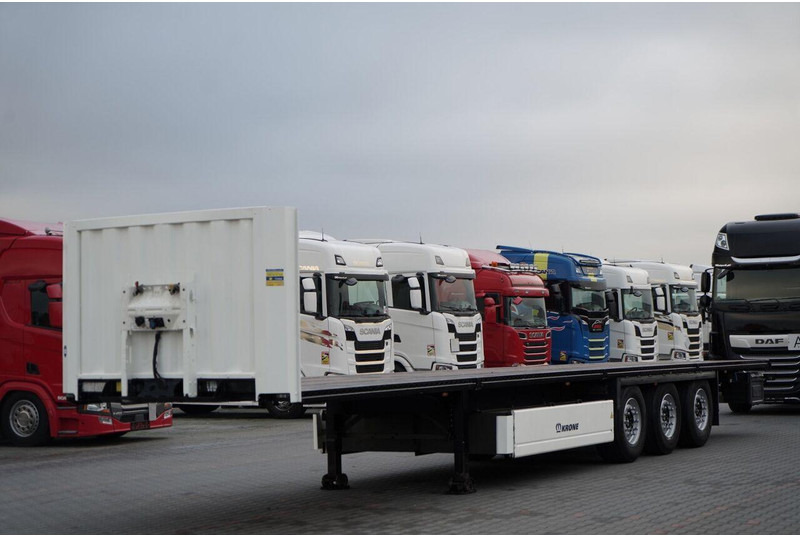 Krone / NACZEPA PLATFORMA / OŚ PODNOSZONA / KOSZ NA PALETY - Semirremolque plataforma/ Caja abierta: foto 2 Krone / NACZEPA PLATFORMA / OŚ PODNOSZONA / KOSZ NA PALETY - Semirremolque plataforma/ Caja abierta: foto 2