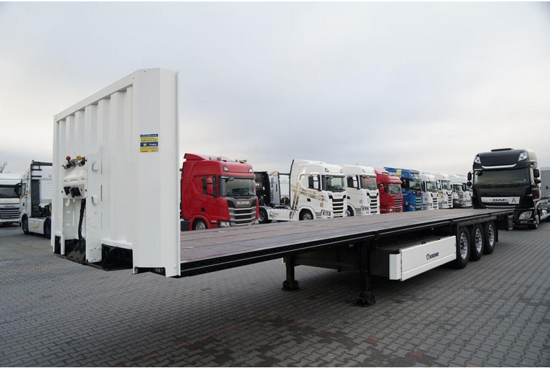 Krone / NACZEPA PLATFORMA / OŚ PODNOSZONA / KOSZ NA PALETY - Semirremolque plataforma/ Caja abierta: foto 3 Krone / NACZEPA PLATFORMA / OŚ PODNOSZONA / KOSZ NA PALETY - Semirremolque plataforma/ Caja abierta: foto 3