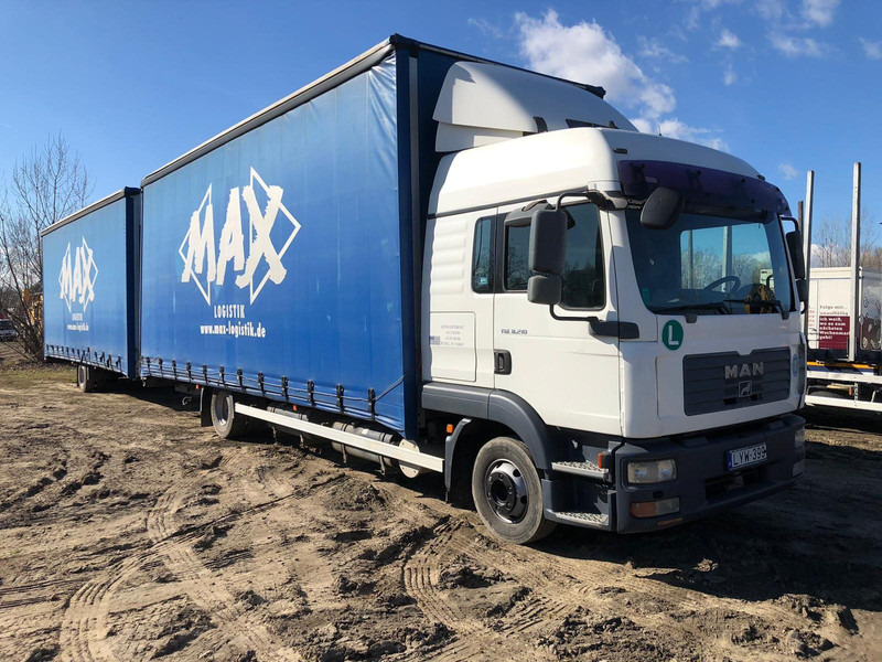 MAN TGL 8.210 Pritsche - TOP ZUSTAND - Camión lona: foto 1 MAN TGL 8.210 Pritsche - TOP ZUSTAND - Camión lona: foto 1