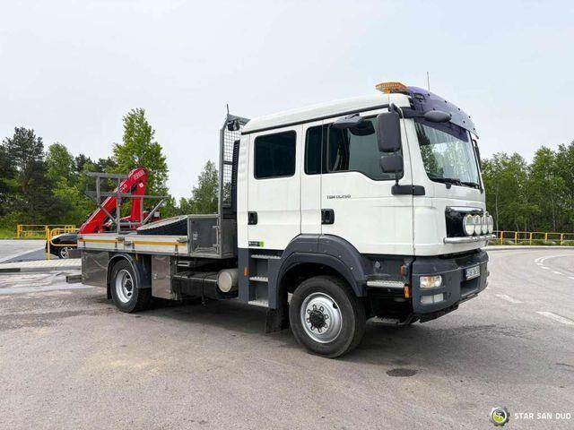 MAN TGM 13.290 4x4 FASSI F40B22 Crane Camper DOKA - Camión caja abierta, Camión grúa: foto 3 MAN TGM 13.290 4x4 FASSI F40B22 Crane Camper DOKA - Camión caja abierta, Camión grúa: foto 3