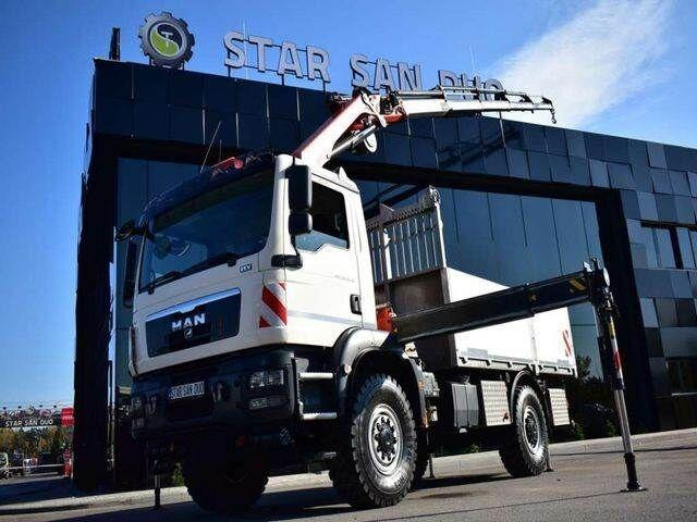 MAN TGM 18.340 4x4 PALFINGER PK 18002 CRANE WINCH - Camión caja abierta, Camión grúa: foto 5 MAN TGM 18.340 4x4 PALFINGER PK 18002 CRANE WINCH - Camión caja abierta, Camión grúa: foto 5