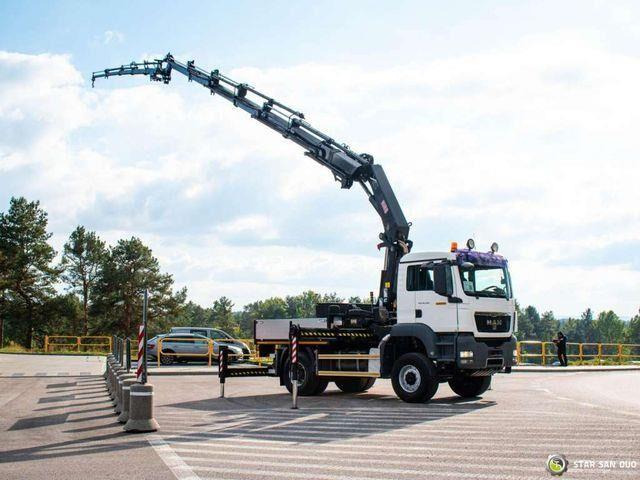 MAN TGS 18.360 4x4 HIAB 377-E6 XS Fly Jib Crane Kra - Camión caja abierta, Camión grúa: foto 4 MAN TGS 18.360 4x4 HIAB 377-E6 XS Fly Jib Crane Kra - Camión caja abierta, Camión grúa: foto 4