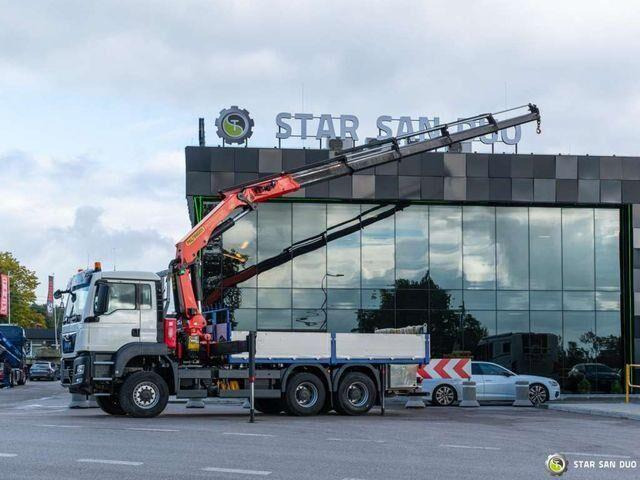 MAN TGS 26.400 6x6 PALFINGER PK 33002 EH Crane Kran - Camión caja abierta, Camión grúa: foto 4 MAN TGS 26.400 6x6 PALFINGER PK 33002 EH Crane Kran - Camión caja abierta, Camión grúa: foto 4