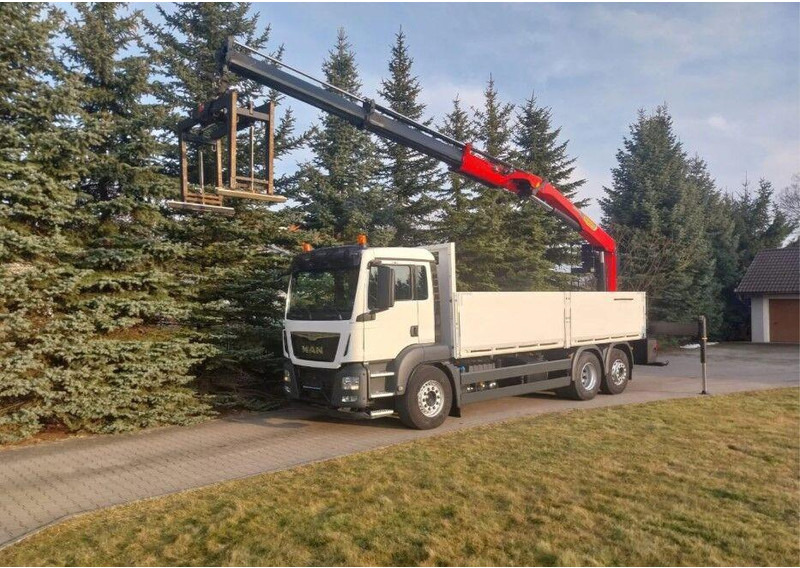 MAN TGS 26.400 Crane Palfinger PK 23001L - Camión caja abierta, Camión grúa: foto 1 MAN TGS 26.400 Crane Palfinger PK 23001L - Camión caja abierta, Camión grúa: foto 1