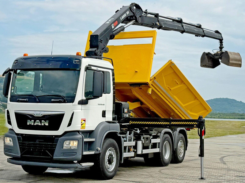 MAN TGS 26.400 * HIAB X-HIDUO 188 E-3 + FUNK * 6x4 - Camión volquete, Camión grúa: foto 3 MAN TGS 26.400 * HIAB X-HIDUO 188 E-3 + FUNK * 6x4 - Camión volquete, Camión grúa: foto 3