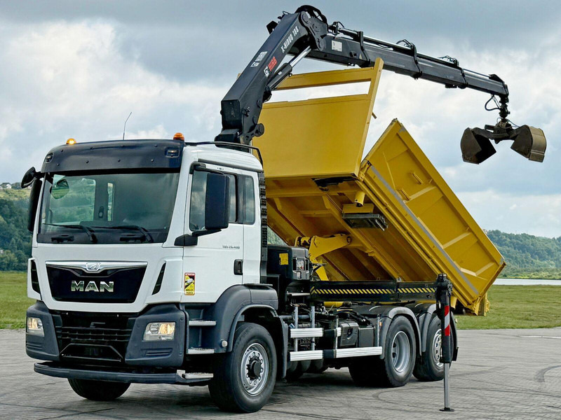 MAN TGS 26.400 * HIAB X-HIDUO 188 E-3 + FUNK * 6x4 - Camión volquete, Camión grúa: foto 3 MAN TGS 26.400 * HIAB X-HIDUO 188 E-3 + FUNK * 6x4 - Camión volquete, Camión grúa: foto 3