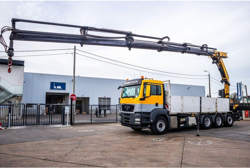 MAN TGS 35.440 8x4 Crane Palfinger PK 42002-SH - Camión caja abierta, Camión grúa: foto 2 MAN TGS 35.440 8x4 Crane Palfinger PK 42002-SH - Camión caja abierta, Camión grúa: foto 2