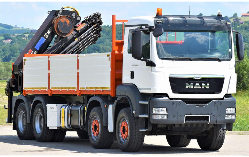 MAN TGS 35.440 * HIAB 322 EP-5HIPRO+FUNK / 8x4! - Camión caja abierta, Camión grúa: foto 1 MAN TGS 35.440 * HIAB 322 EP-5HIPRO+FUNK / 8x4! - Camión caja abierta, Camión grúa: foto 1