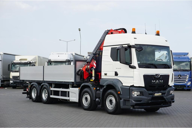 MAN TGS / 35.470 / E 6 / SKRZYNIOWY + HDS / FASSI F 545 / ŁAD. 13 10 - Camión caja abierta, Camión grúa: foto 2 MAN TGS / 35.470 / E 6 / SKRZYNIOWY + HDS / FASSI F 545 / ŁAD. 13 10 - Camión caja abierta, Camión grúa: foto 2