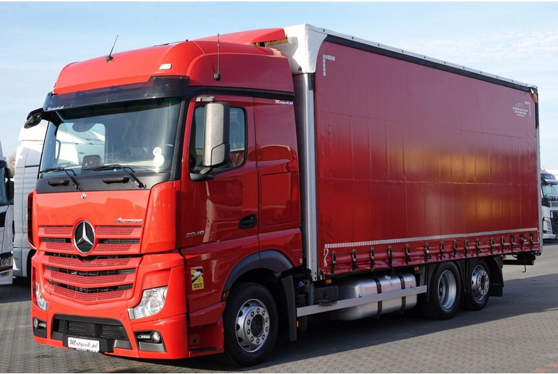 Mercedes-Benz ACTROS 25 480 - Camión lona: foto 1 Mercedes-Benz ACTROS 25 480 - Camión lona: foto 1
