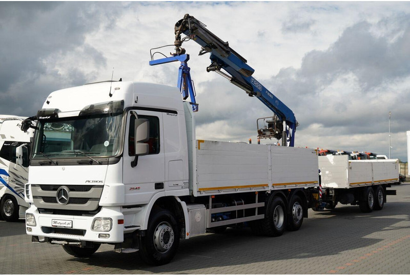 Mercedes-Benz / ACTROS 2548 / 6x2 / ZESTAW BURTOWY - 6,5 M / OŚ PODNOSZONA / - Camión caja abierta: foto 3 Mercedes-Benz / ACTROS 2548 / 6x2 / ZESTAW BURTOWY - 6,5 M / OŚ PODNOSZONA / - Camión caja abierta: foto 3