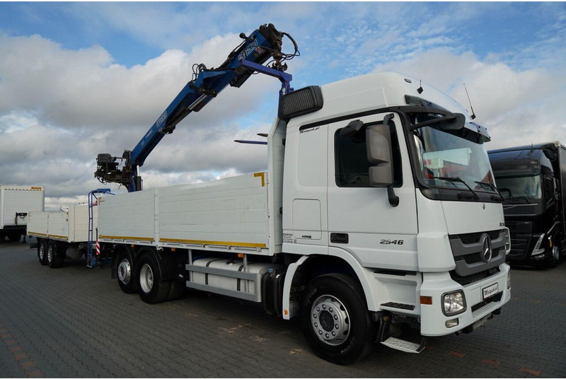 Mercedes-Benz / ACTROS 2548 / 6x2 / ZESTAW BURTOWY - 6,5 M / OŚ PODNOSZONA / - Camión caja abierta: foto 2 Mercedes-Benz / ACTROS 2548 / 6x2 / ZESTAW BURTOWY - 6,5 M / OŚ PODNOSZONA / - Camión caja abierta: foto 2