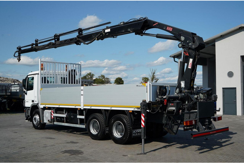 Mercedes-Benz ACTROS 2636 / 6x4 / SKRZYNIOWY 7 M + HDS HIAB - WYSÓW 12,6 M / - Camión caja abierta, Camión grúa: foto 4 Mercedes-Benz ACTROS 2636 / 6x4 / SKRZYNIOWY 7 M + HDS HIAB - WYSÓW 12,6 M / - Camión caja abierta, Camión grúa: foto 4