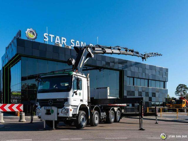 Mercedes-Benz ACTROS 4144 8x4 PALFINGER PK 85002 - Camión caja abierta, Camión grúa: foto 3 Mercedes-Benz ACTROS 4144 8x4 PALFINGER PK 85002 - Camión caja abierta, Camión grúa: foto 3