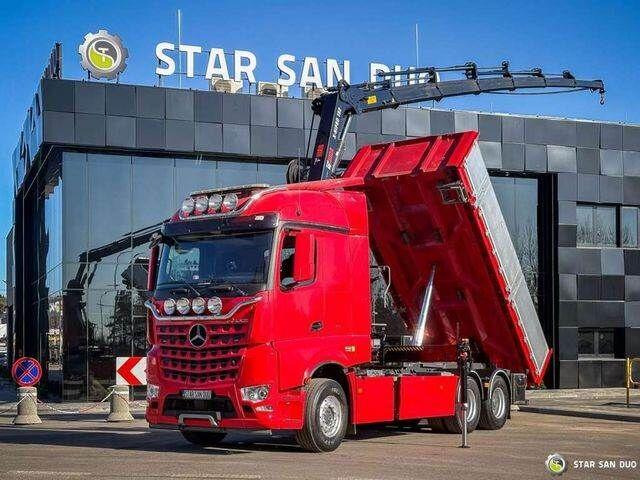 Arrendamiento de Mercedes-Benz AROCS 3358L 6x4 HIAB 192X-HIPRO E-6 Crane Kippe Mercedes-Benz AROCS 3358L 6x4 HIAB 192X-HIPRO E-6 Crane Kippe: foto 9 Arrendamiento de Mercedes-Benz AROCS 3358L 6x4 HIAB 192X-HIPRO E-6 Crane Kippe Mercedes-Benz AROCS 3358L 6x4 HIAB 192X-HIPRO E-6 Crane Kippe: foto 9