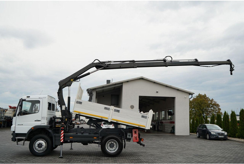 Mercedes-Benz ATEGO 1629 / 4x4 / WYWROTKA + HDS HIAB 111 B-3  / PILOT /  ROTAT - Camión volquete, Camión grúa: foto 3 Mercedes-Benz ATEGO 1629 / 4x4 / WYWROTKA + HDS HIAB 111 B-3  / PILOT /  ROTAT - Camión volquete, Camión grúa: foto 3