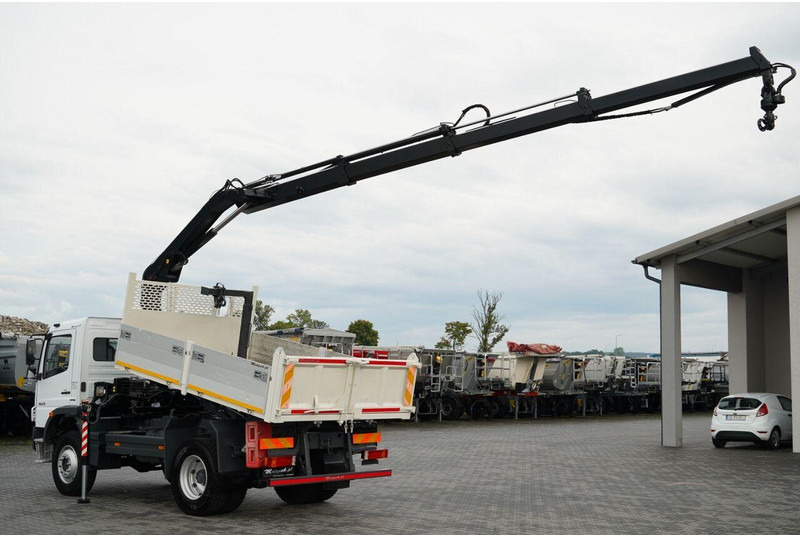 Mercedes-Benz ATEGO 1629 / 4x4 / WYWROTKA + HDS HIAB 111 B-3  / PILOT /  ROTAT - Camión volquete, Camión grúa: foto 4 Mercedes-Benz ATEGO 1629 / 4x4 / WYWROTKA + HDS HIAB 111 B-3  / PILOT /  ROTAT - Camión volquete, Camión grúa: foto 4