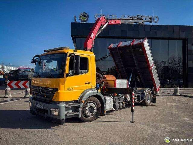 Mercedes-Benz AXOR 1824 4x2 HMF 975 HDS Crane Rotator Kipper - Camión volquete, Camión grúa: foto 4 Mercedes-Benz AXOR 1824 4x2 HMF 975 HDS Crane Rotator Kipper - Camión volquete, Camión grúa: foto 4