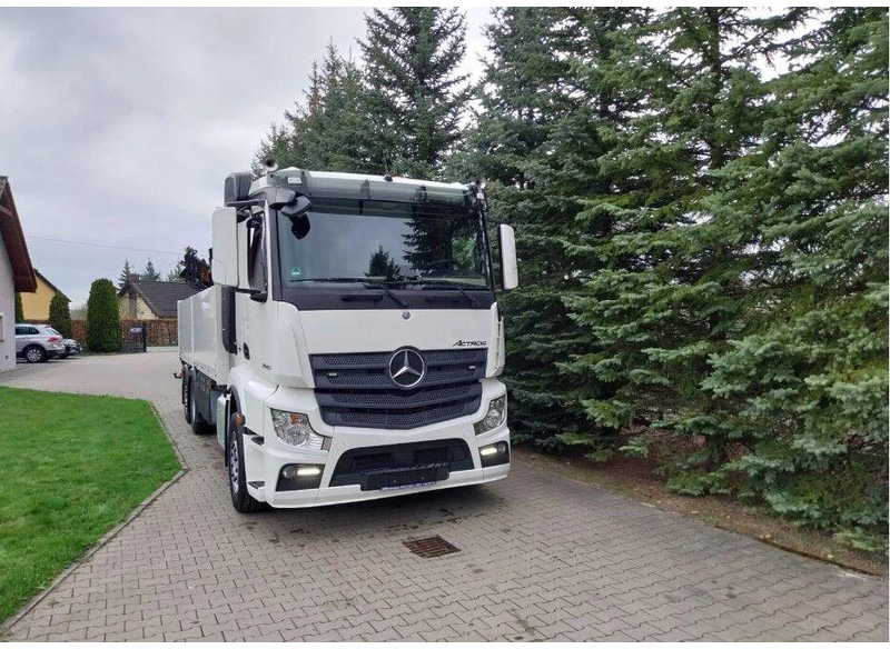 Mercedes-Benz Actros 2643 Flatbed + Crane HIAB X-HIPRO 232 E-3 - Camión caja abierta, Camión grúa: foto 4 Mercedes-Benz Actros 2643 Flatbed + Crane HIAB X-HIPRO 232 E-3 - Camión caja abierta, Camión grúa: foto 4