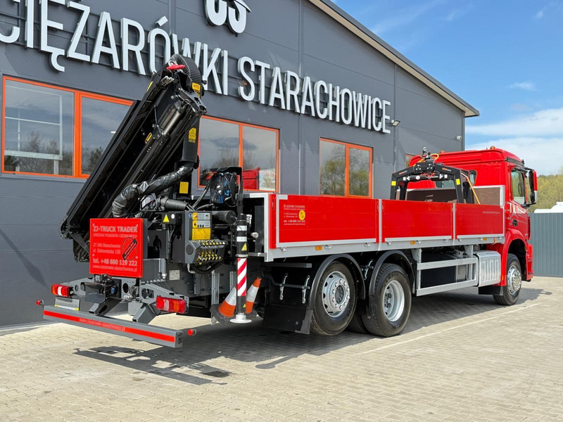 Mercedes-Benz Arocs Actros 2532 / E6 / 6x2 / skrzynia + żuraw Palfinger / budo - Camión caja abierta, Camión grúa: foto 5 Mercedes-Benz Arocs Actros 2532 / E6 / 6x2 / skrzynia + żuraw Palfinger / budo - Camión caja abierta, Camión grúa: foto 5