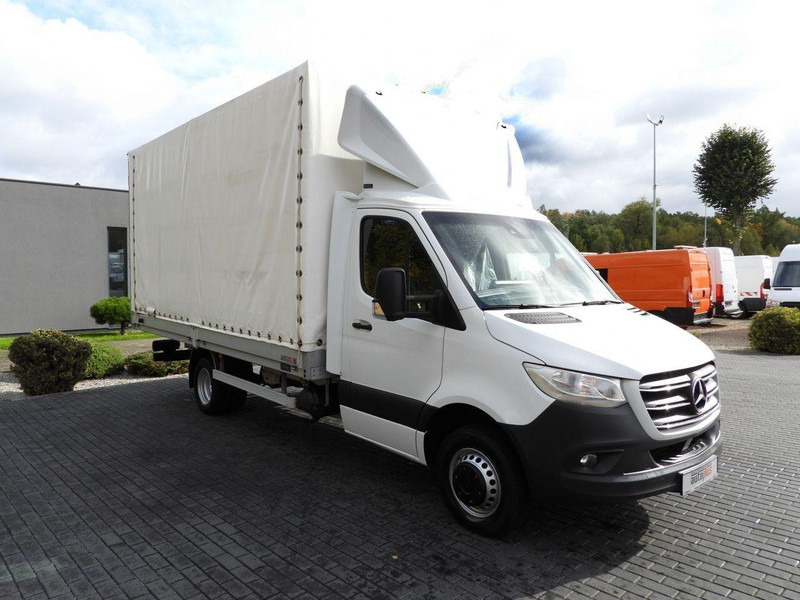 Mercedes-Benz SPRINTER 316 PLANDEKA 10 PALET BLIŹNIACZE KOŁA KLIMATYZACJA  165 - Furgoneta con lona: foto 4 Mercedes-Benz SPRINTER 316 PLANDEKA 10 PALET BLIŹNIACZE KOŁA KLIMATYZACJA  165 - Furgoneta con lona: foto 4