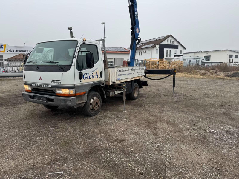 Mitsubishi Canter FE649 - Flatbed truck + crane - Camión caja abierta, Camión grúa: foto 5 Mitsubishi Canter FE649 - Flatbed truck + crane - Camión caja abierta, Camión grúa: foto 5