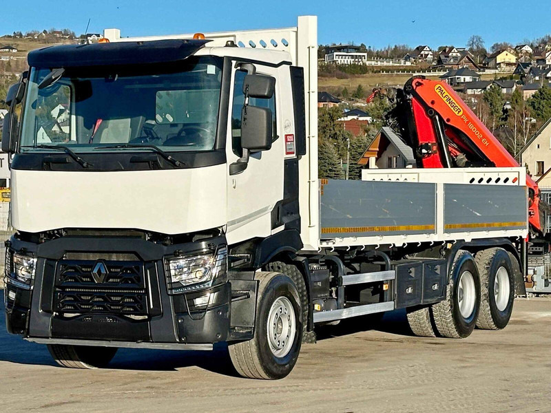 Renault C 380 *PRITSCHE 6,80m * PK 18002-EH C + FUNK*6x4 - Camión caja abierta, Camión grúa: foto 4 Renault C 380 *PRITSCHE 6,80m * PK 18002-EH C + FUNK*6x4 - Camión caja abierta, Camión grúa: foto 4