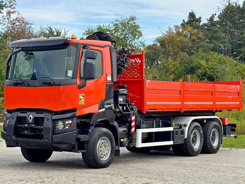 Renault K 380 * HIAB 144 BS - 3 HIDUO + FUNK * 6x4 * TOP - Camión volquete, Camión grúa: foto 3 Renault K 380 * HIAB 144 BS - 3 HIDUO + FUNK * 6x4 * TOP - Camión volquete, Camión grúa: foto 3