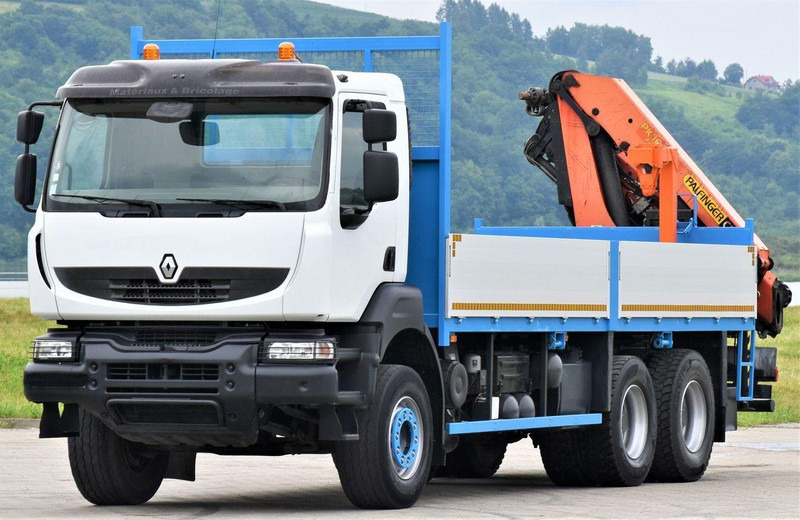 Renault KERAX 370 - Camión caja abierta, Camión grúa: foto 4 Renault KERAX 370 - Camión caja abierta, Camión grúa: foto 4