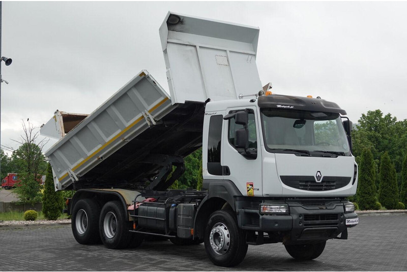 Renault KERAX 410 / 6x4 / WYWROTKA 3- STRONNA  / 2X  HYDROBURTA / HYDROK - Camión volquete: foto 4 Renault KERAX 410 / 6x4 / WYWROTKA 3- STRONNA  / 2X  HYDROBURTA / HYDROK - Camión volquete: foto 4