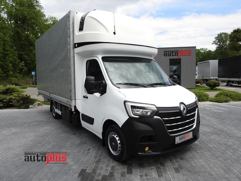 Renault MASTER PLANDEKA 10 PALET WEBASTO TEMPOMAT KLIMATYZACJA LEDY 165 - Furgoneta con lona: foto 1 Renault MASTER PLANDEKA 10 PALET WEBASTO TEMPOMAT KLIMATYZACJA LEDY 165 - Furgoneta con lona: foto 1