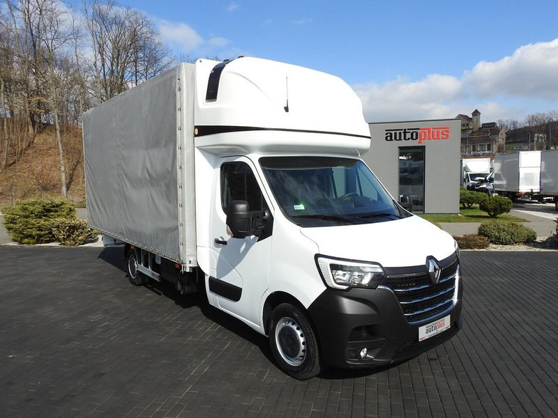 Renault MASTER  PLANDEKA 10 PALET WEBASTO TEMPOMAT LEDY PNEUMATYKA KLIMA - Furgoneta con lona: foto 1 Renault MASTER  PLANDEKA 10 PALET WEBASTO TEMPOMAT LEDY PNEUMATYKA KLIMA - Furgoneta con lona: foto 1